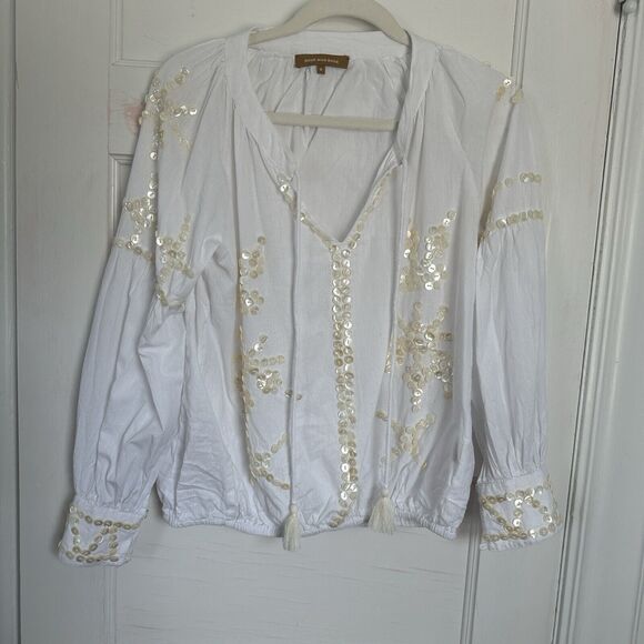 rose and rose honfluer Top mother of pearl Buttons Tassel Small - Picture 7 of 15